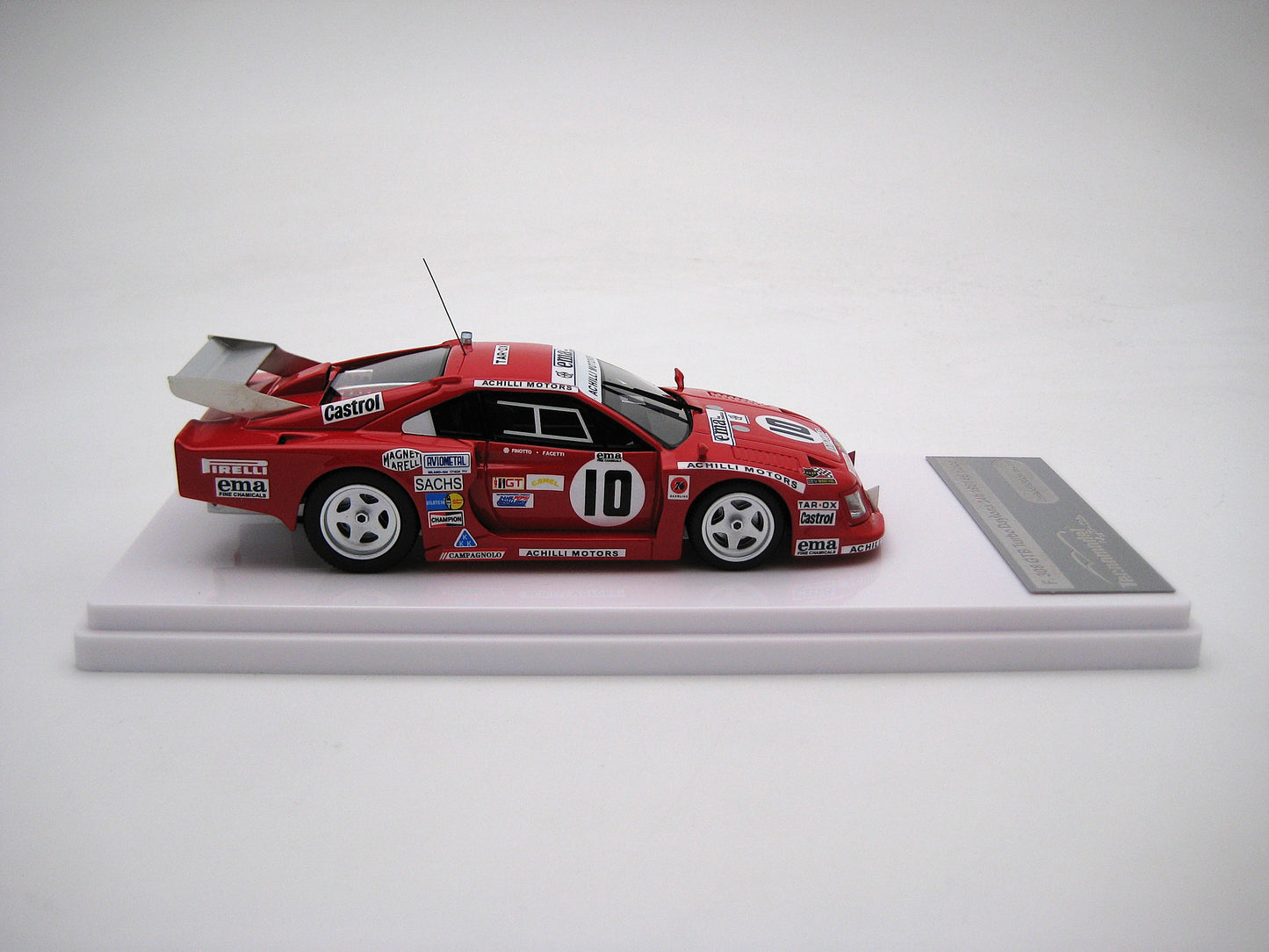 Tecnomodel TM43-50A  Ferrari 308 GTB Turbo Daytona 24h 1981 69 place Drivers: Carlo Facetti - Martino Finotto 1/43