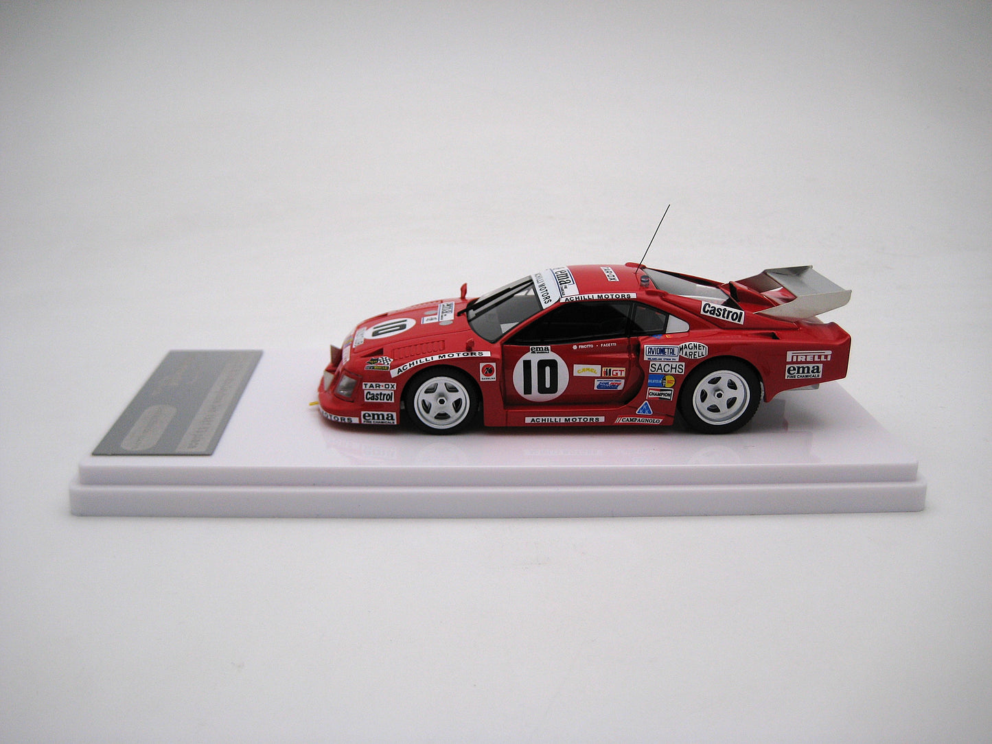 Tecnomodel TM43-50A  Ferrari 308 GTB Turbo Daytona 24h 1981 69 place Drivers: Carlo Facetti - Martino Finotto 1/43