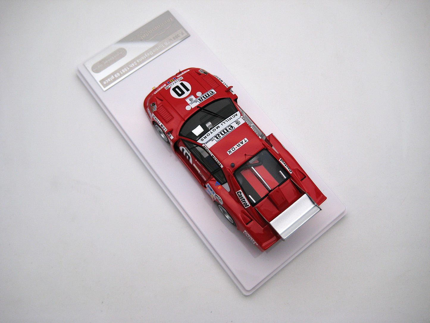 Tecnomodel TM43-50A  Ferrari 308 GTB Turbo Daytona 24h 1981 69 place Drivers: Carlo Facetti - Martino Finotto 1/43