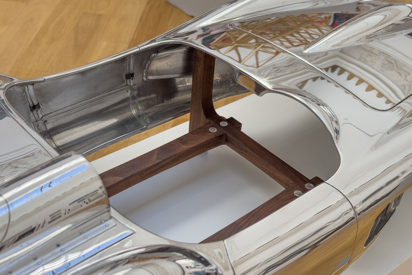 Amalgam (*shipping included*) Ferrari 250 TR Aluminium Body Replica - Polished Finish 1:4 SCALE