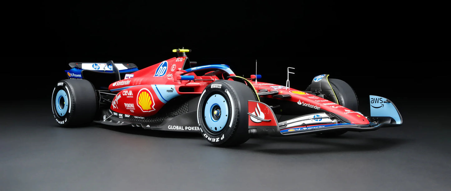 Amalgam Ferrari SF-24 - 2024 Miami Grand Prix | Carlos Sainz 1:8 SCALE