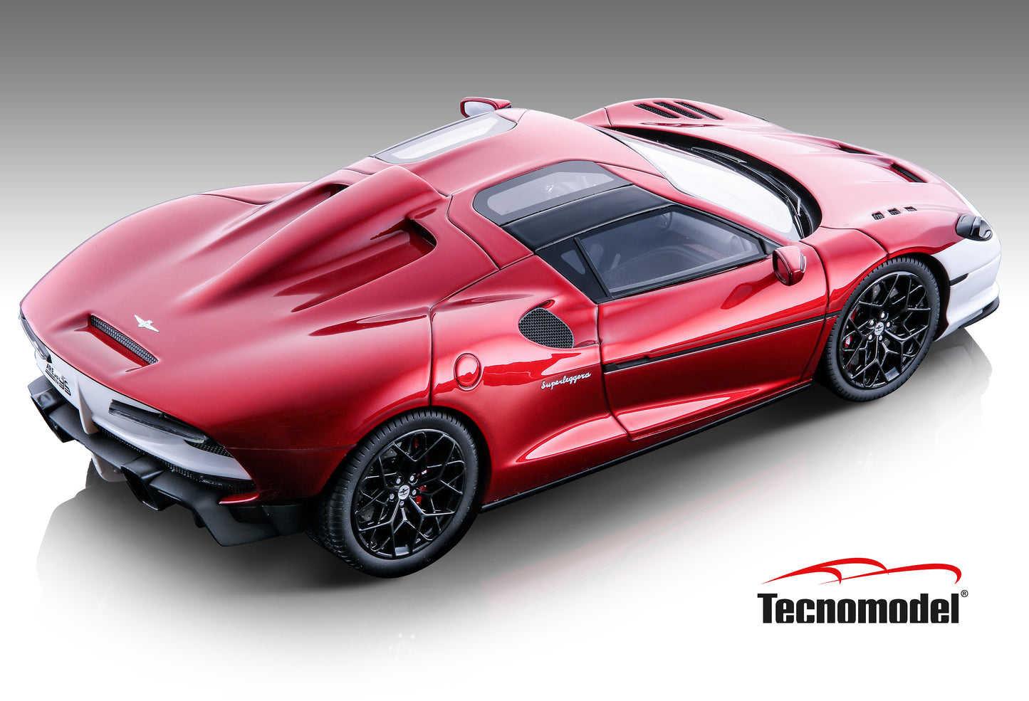 Tecnomodel TM18-268B Touring Superleggera Arese RH95 Metallic Red-Gloss White 2021 LE 80 1/18 Pre-Order