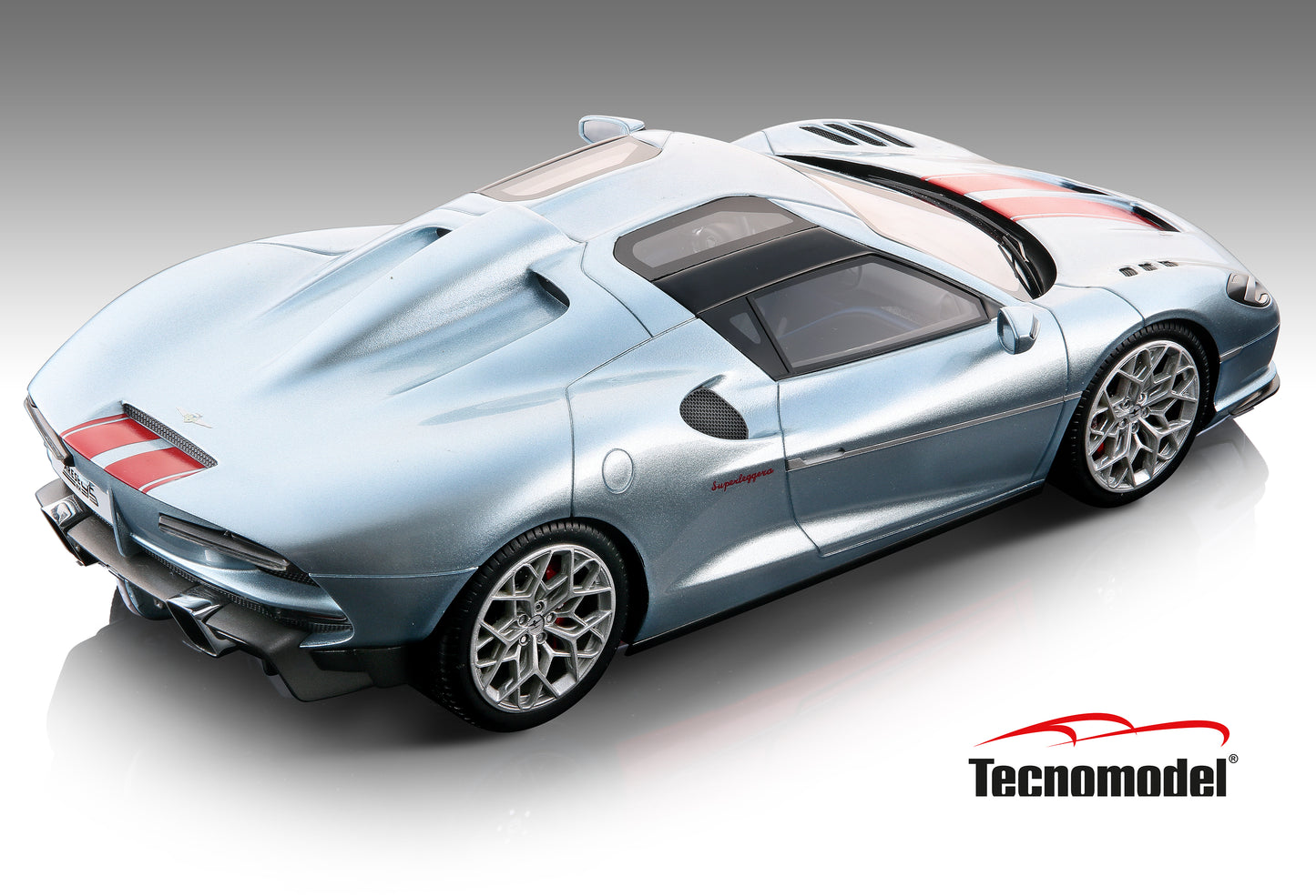 Tecnomodel TM18-268D Touring Superleggera Arese RH95 Metallic Silver 2021 1/18