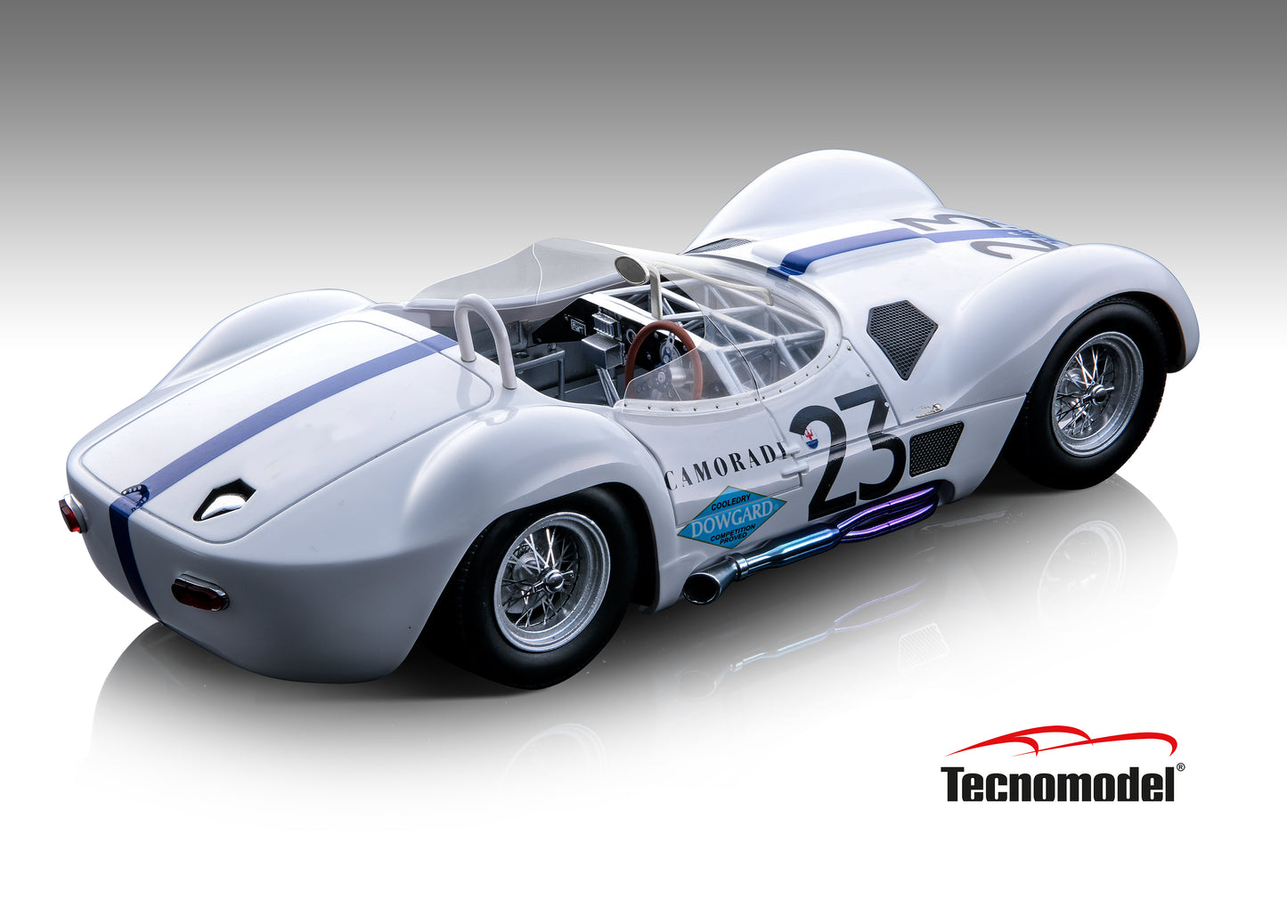 Tecnomodel TM18-276E Maserati Birdcage Tipo 61 Sebring GP 1960 car #23 S.Moss - D.Gurney LE 90 pcs 1/18 Pre-Order