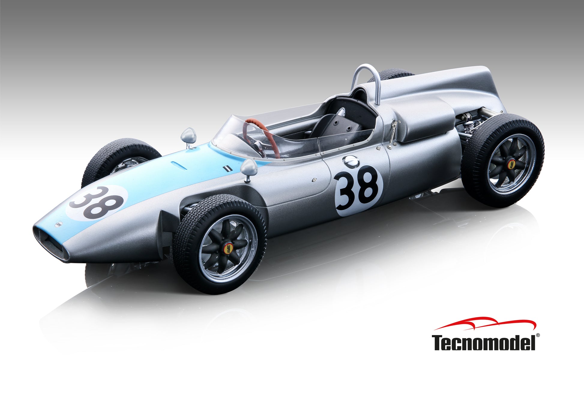 Tecnomodel TM18-275C Cooper T53 F1 German GP 1961 car #38  B.Collomb LE 60 pcs 1/18