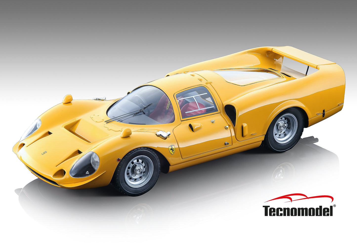 Tecnomodel TM18-255D Ferrari 365 P2/3 Drogo, Press 1967 Giallo Modena 1/18