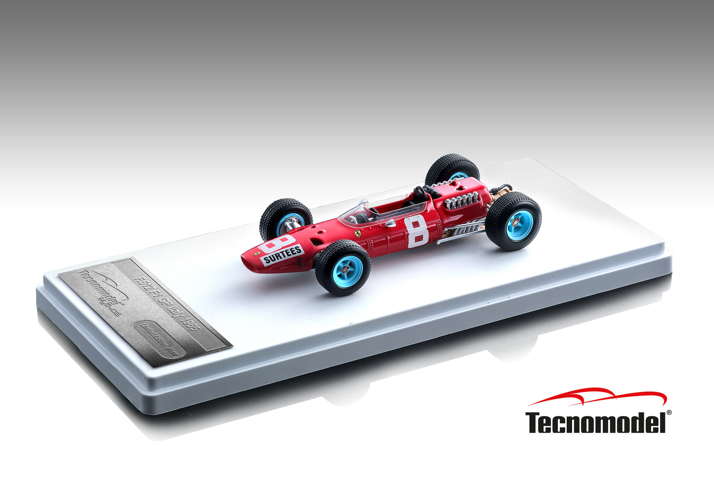 Tecnomodel TM43-11B Ferrari 512 F1 1965 GP ITALY Driver: John Surtees  1/43