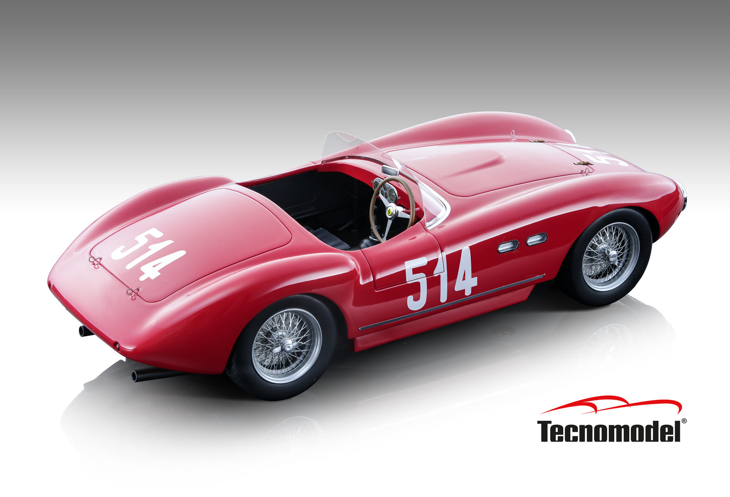 Tecnomodel TM18-246D Ferrari 735S - 166 MM Spyder Mille Miglia 1953 1/18