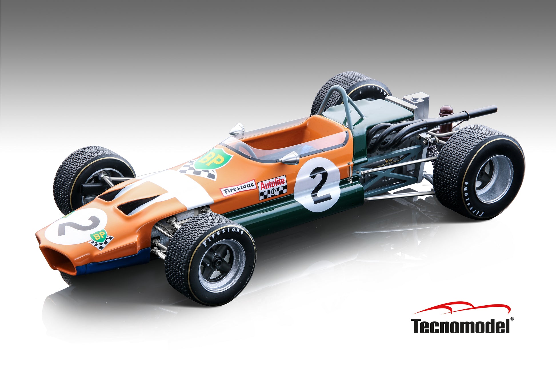 Tecnomodel TM18-265B Lotus 59 F2 1969 GP Albi car #2 Jochen Rindt 1/18