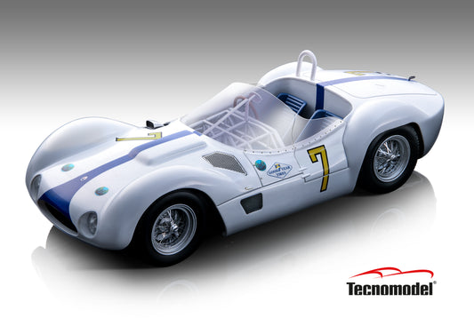 Tecnomodel TM18-276F Maserati - F1 Tipo 61 Birdcage CUBA HAVANA GP 1960 car #7 (WINNER) S.Moss LE 85 pcs 1/18