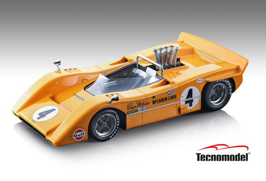 Tecnomodel TM18-252A McLaren M8A Can-Am, Riverside 1968 car #4 (WINNER) B. McLaren 1/18