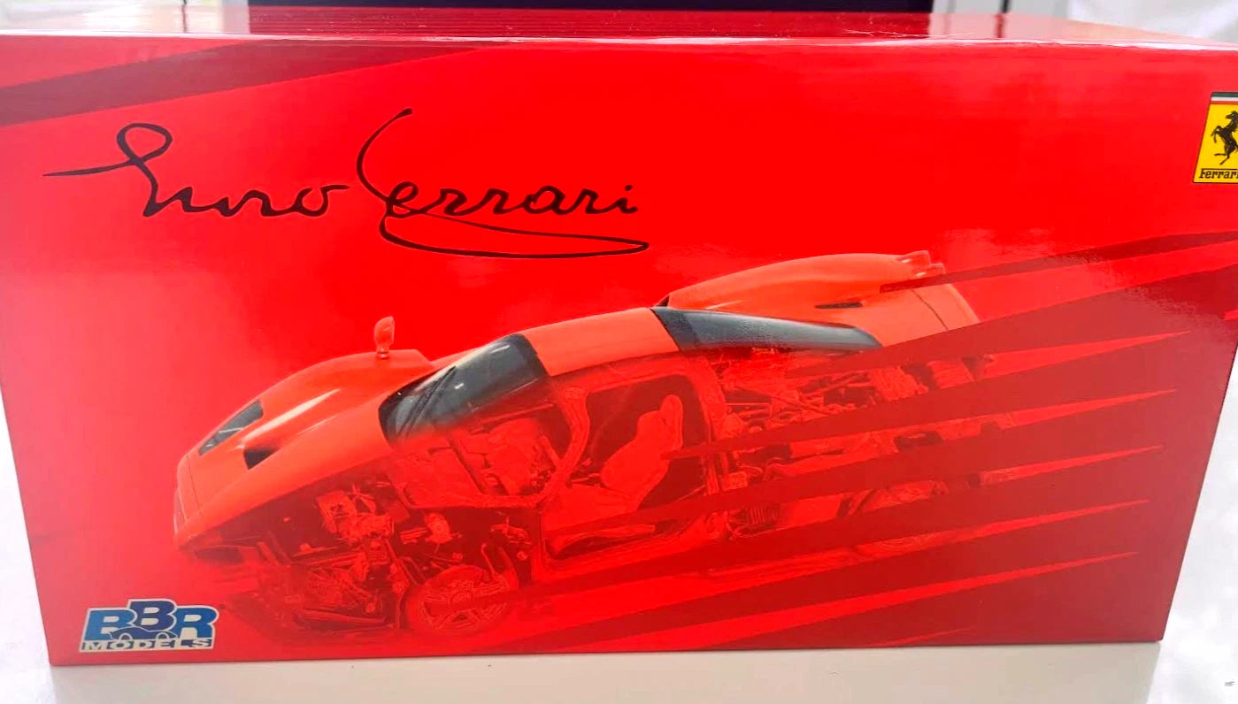 BBR 1/18 Scale ENZO FERRARI Corsa Red Diecast Model w Original Box very Rare
