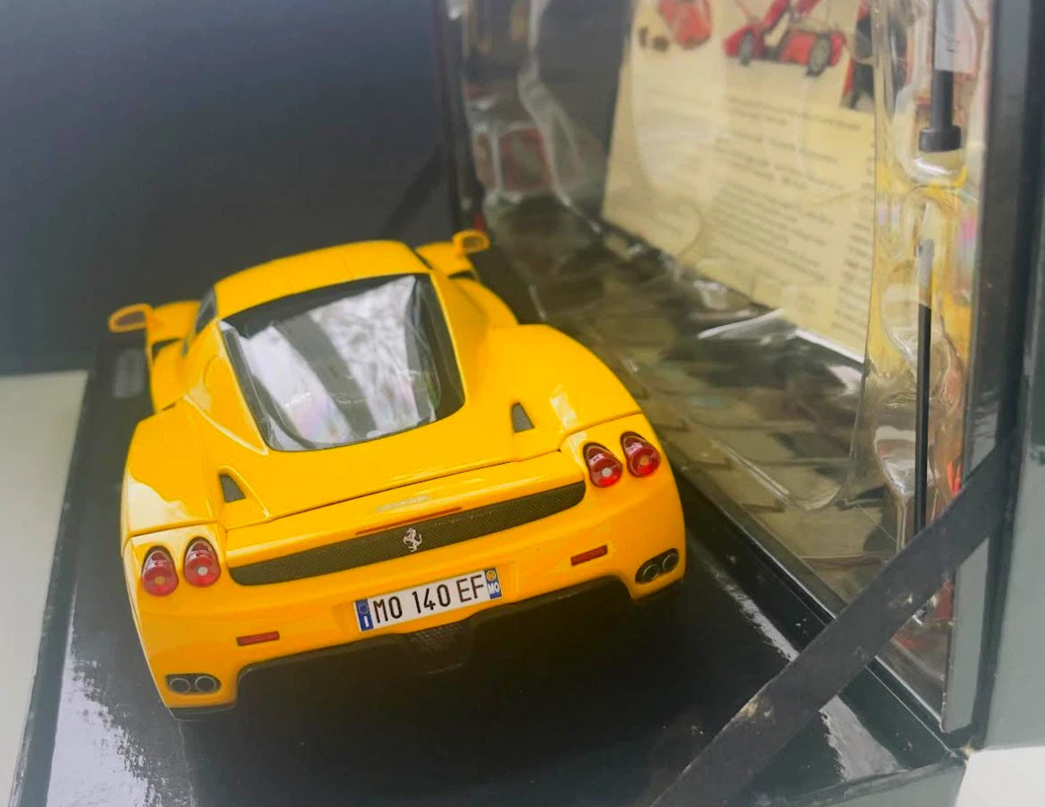 BBR 118 Scale ENZO FERRARI Yellow Diecast Model wOriginal Box very Rare