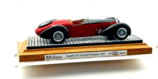 Heco 1937 Bugatti Type 57 Roadster by Gangloff 1/43 (incl. postage)