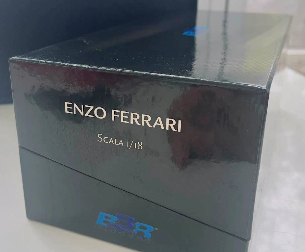 BBR 118 Scale ENZO FERRARI Yellow Diecast Model wOriginal Box very Rare