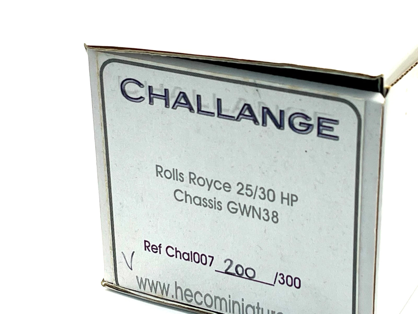 Challange by HECO Rolls Royce 25/30 HP Chassis GWN38 1:43 Postage Paid