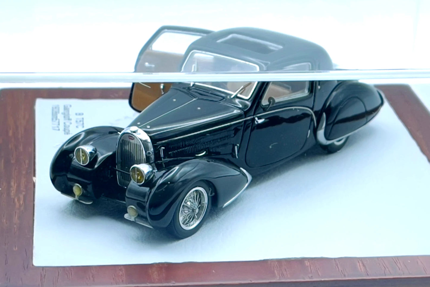 Ilario Chromes Bugatti Gangloff Coupe B57717 CHRO04 Black 1:43 Postage paid