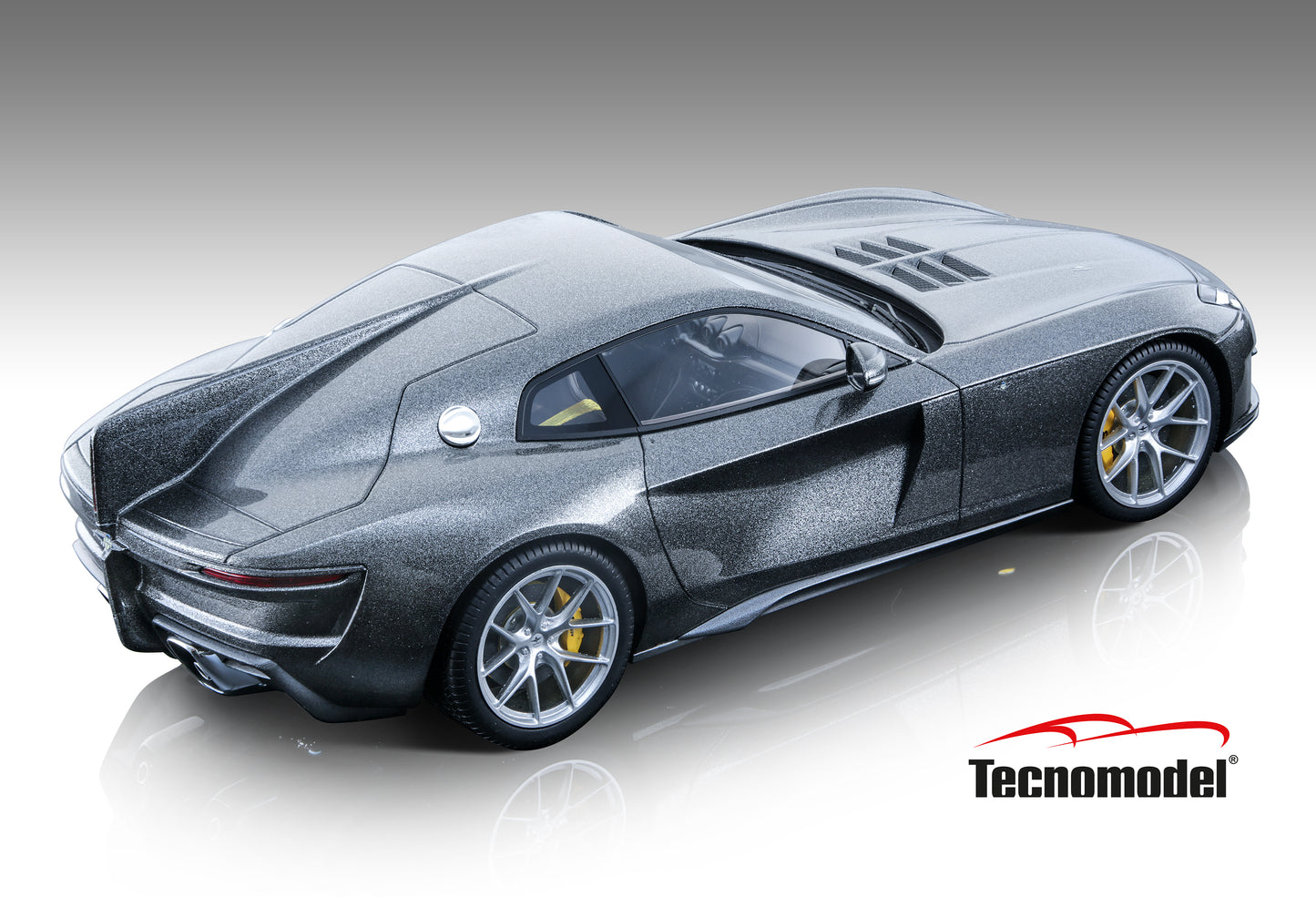 Tecnomodel TM18-270B Touring Superleggera Aero3 Metallic Silverstone Grey 2021 scala 1/18