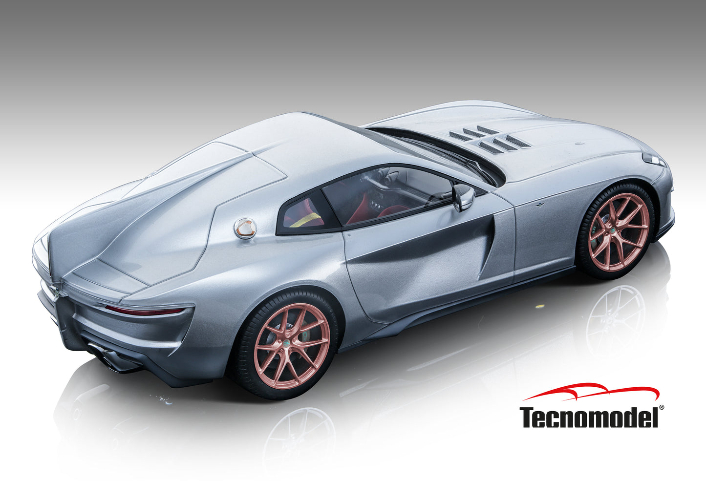 Tecnomodel TM18-270C Touring Superleggera Aero3 Metallic Silver 2021 scale 1/18